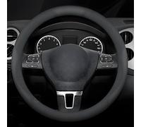 1 Piece Steering Wheel Cover for Porsche 911（996） 1998-2004, Carbon Fiber Look Microfiber Leather Breathable Car Interior Decoration Steering Wheel Protector,O type