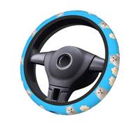 1 Piece Steering Wheel Cover, Pet Style Steering Wheel Protective Cover, Decorative Cover, Sweat-absorbing And Breathable Wrapping Cover, Suitable for Most Vehicles