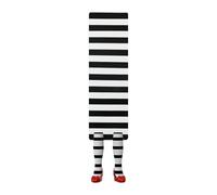 1 Piece Striped Witch's Feet Bookmark, 3D Bookmark, Creative Student Bookmark, Fun Decorative Bookmark, Gift Bookmark for Book Lovers