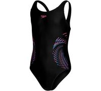 1-piece swimsuit for girls Speedo Eco Plastisol Placem Muscleb Noir 9/10 ans