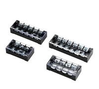1 Piece TB45 Barrier Terminal Block TB Series Wire Connector 600V 45A 3/4/6/8/10/12 Positions Screw Connection(TB4506)