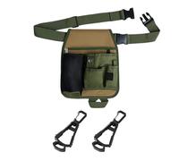 1 Piece Tool Kit, with 2 Piece Glove Clips, Gardening Accessories, Multi-Component Storage Bag, Adjustable Tool Bag.