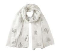 1 Piece Tree Pattern Scarf, Fashionable And Versatile Scarf, Glitter Printed Scarf, Simple Design Scarf, Warm Scarf