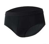 1 Piece Underwear Breathable Briefs Comfortable Briefs Ice Silk Underpants For Daily Wear Classic Theme Briefs Type Large Size Options (2XL Black)