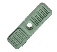 1 Piece Water Retaining Pad, Faucet Sink Pad, Dry Pad, Silicone Sink Absorbent Pad, Kitchen Splash Pad, Suitable for Kitchen and Bathroom (Dark Green)