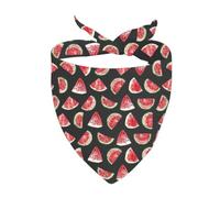 1 Piece Watermelon Triangle Dog Bandana Summer Tie on Scarf Watermelon Lovers Gift Fruit Lovers Gift (watermelon D UK)