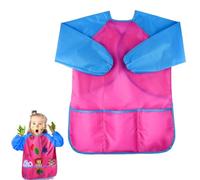 1 Piece Waterproof Children's Painting Apron with 3 Pockets, Painting Apron for Children, Painting Apron, Nursery Painting for Painting, School, Home