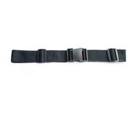 1 Piece Wheelchair Adjustable Buckle Strap Wheelchair Lap Strap Seat Restraint Leg and Chest Restraint, Firm and Stable, Suitable for Elderly Patients in Wheelchairs and Scooters (Black/Size L)