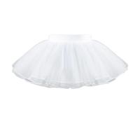 1 Piece White Dress, Tutu for Girls, Ballet Tutu, Tulle Tutu, Ballet Dance Costume, Elastic Style Skirt, Tutu Skirt, Puffy Skirt for Girls Stage Performance