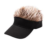 1 Piece Wig Baseball Cap, Adjustable Baseball Cap, Outdoor Cap for Men, Fun Sun Hat, Fashionable Wig Cap
