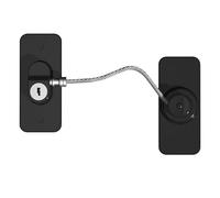 1 Piece Window Security Lock, Self-Adhesive Window Lock, Refrigerator Child Lock, Narrow Window Limiter, Ventilation Restrictor, Pet Refrigerator Lock, Home Security Appliance, Black