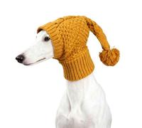 （ 1 Piece） Winter Warm Dog Hat, Pet Elastic Knitted with Pompon, Cold Weather Neck Ear Warmer Cozy Knitted Dog with Pompon