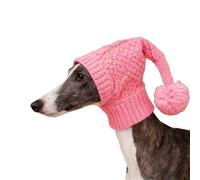 （ 1 Piece） Winter Warm Dog Hat, Pet Elastic Knitted with Pompon, Cold Weather Neck Ear Warmer Cozy Knitted Dog with Pompon