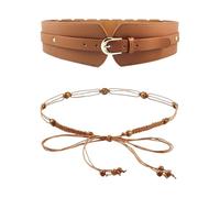 1 Piece Women'S Belt, 1 Piece Women'S Waist Cord, Women'S Brown Belt, Women'S Wide Belt, Women'S Dress Belt