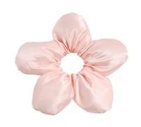 1 Piece Women's Large Flower Hair Scrunchie Hair Rings Rubber Bands Women Elastic Scrunchies Hair Rope Hair Band Ponytail Holder Hair Accessories Headwear for Daily Wear, Pink