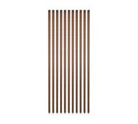 1 Piece Wooden Partition Posts With Adjustable Feet And Decorative Office Grilles For Privacy Screens, Doorways, Studio Apartments(220cm/86.61in/7.21ft)