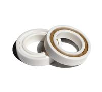 1 piece zirconia full ceramic bearing 7000 7001 7002 7003 7004 7005 7006 7007 AC with cage angular contact(7004AC 20x42x12mm)