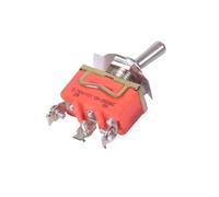 1 Pieces 3-Pin ON-ON 3 file Toggle Switch 15A 250V AC Orange E-TEN1121(E-TEN1121,Quantity 10PCS)