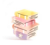 1 Pieces Personalized Acetate Cute Girls Back to School Book Hair Claw Clip for Summer Holiday Teacher Gift