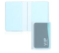 1 Pieces Plastic Transparent Wallet Insert Credit Card Holder Clear Credit Card Wallet Picture Photo Holder 10 page for Wallets Bifold or Trifolds Wallets Credits Cards Driver License Pictures