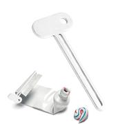 1 Pieces Tube Squeezer, Stainless Steel Tube Squeezer, Metal Toothpaste Squeezer, Metal Tube Squeezer Key for Save Toothpaste, Creams, Paint, Ointment, No More Me ss and Waste - 7.9x3.4cm