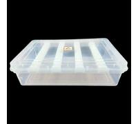 1 Plastic adjustable 4 rod Bangle Box Chudi Set Organizer Jewellery Storage Display Box for Bangles Chudi Bracelet Wrist Watch Hair Bands Scrunchies Accessories, Transparent