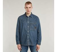 1-Pocket Regular Denim Shirt - Medium blue - Men M