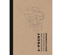 1 Point Perspective Grid Graph Paper sketchbook: 3D Perspective Grid Paper Great for Art, Architectural Interior Room Design, Industrial, and 3D Design large Print. One Point Perspective Grid.