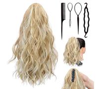 1 Ponytail And 4 Black Hairpin, Women'S Wig, Hairstyle Accessories, Ponytail Extension.
