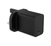 FDL 1 PORT USB-C PD UK MAINS FAST CHARGER 20W - BLACK