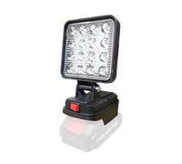 1. Portable LED Work Light USB Port for 14.4-20V Batteries Foldable ABS Design Outdoor Use Foldable Work Light Charging