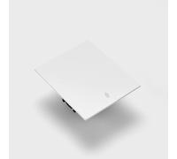 1 Position 2 Way White Wall Switch 250V 10A No Frame Free Combination with Different Designs