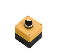 1-position LA38 button switch control box plastic start-stop industrial button two-position emergency stop switch box(1-05)