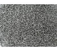 1 Pound Bright Aluminum Chainmail Jump Rings 14G 1/4" ID (2000+ Rings)