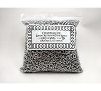 1 Pound Bright Aluminum Chainmail Jump Rings 18G 7/32" ID (7200+ Rings)