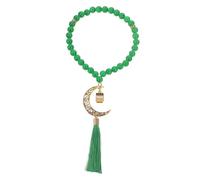 1 Prayer Beads Bracelet with Tassel Exquisite Rosary String Decor Worship Meditation Elegant present for Spiritual Practices and Souvenirs
