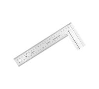 1 Professional Aluminum Alloy 90-Degree Angled Ruler with Scales for Woodworking, Construction & Engineering Projects Scale Ruler