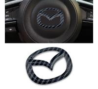 1 Psc Car Badges for Mazda 3 6 CX-3 CX-5 CX-9,4.5cm X 5.7cm Replace Emblem Logo Sticker for Steering Wheel/Bonnet Front and Rear and Trunk Logo Key Remote Control Emblem Accessories