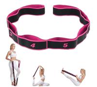 1 Purple Fashion Puller Exercise Band, Pedal Resistance Bands with Handle for Full Body Stretching Training, Progressive Resistance Training for Fitness Beginners, Office Workers