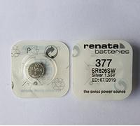 1 Qty Renata 377 SR626SW Silver 1.55V Watch Battery Made in Swiss
