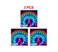 (1 Random plug 3pcs) 1~10pcs Led Decoration Light Peacock Love Five-pointed Star Atmosphere Lamp For Room Christmas Wedding Party Colorful Decorative