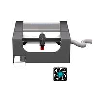 1. Ray5 Engraver Fireproof Enclosure with Ventilation Fabric & Clear View Panel for Control Dustproof Noise Reductions Enclosure Cover