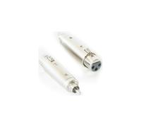 1 RCA Male to 3 Pin XLR Female Audio Adapter Amplifier Mic Cable Mixer Converter
