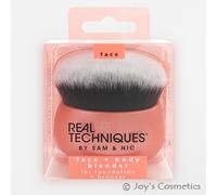 1 REAL TECHNIQUES Face + Body Blender Foundation Brush "RT-1854" Joy's cosmetics