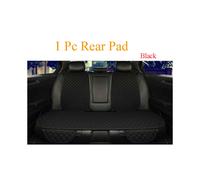 (1 rear black) Flax Car Seat Cover Protector Universal Linen Front Rear Back Cushion
