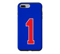 1 Red Sports Team Number Fan Case for iPhone 7 Plus/8 Plus