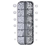 1. Resin Pearls Art Charms, Semi-Circular Bridal Party Decor, & Easy-Apply Manicure Accessories Wedding & Event Long-Lasting Designs