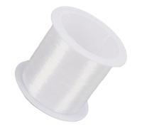 1 Roll 0.2mm Clear Fishing Line,Invisible Nylon Thread Beading Cords Inelastic Jewelry Wire Monofilament Fishing Line Wire Crystal Beading Cords String for Bracelet Jewelry Making