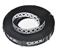 1 roll (10 m) perforated tape 17 mm galvanised steel multi-punched