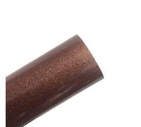 1 Roll 10"x12" Glitter HTV Heat Transfer Vinyl, Easy to Cut and Press (Color : Coffee)